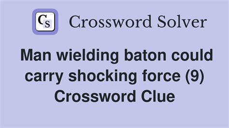 baton crossword|BATON crossword clue